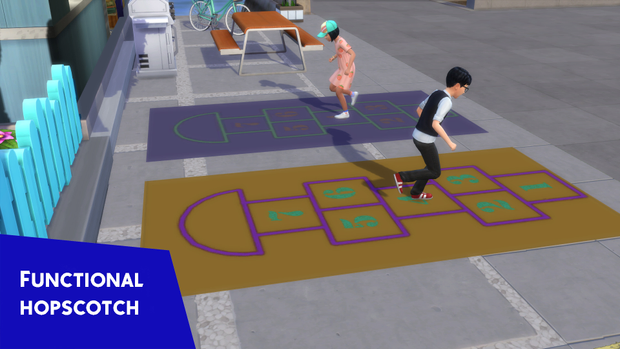 The Sims 4 Mod - Functional Hopscotch