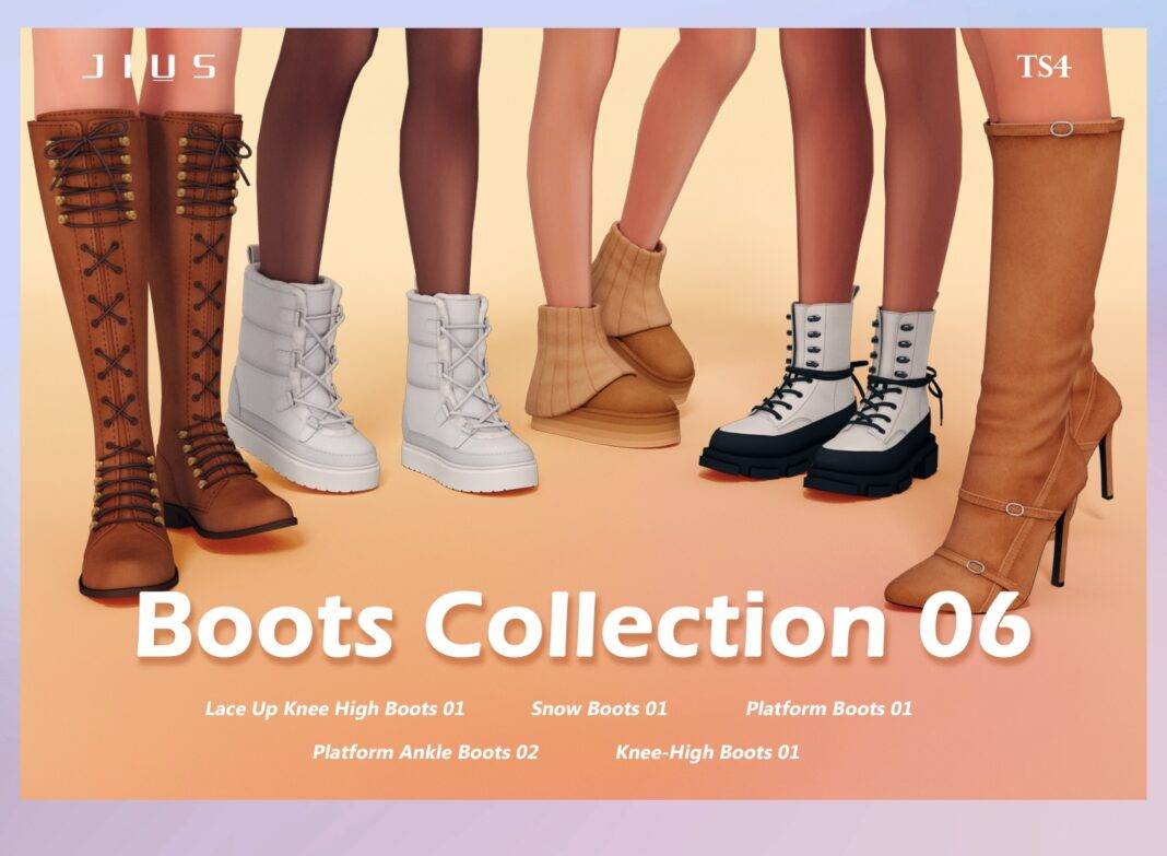 Boots Collection 06 By jius sims