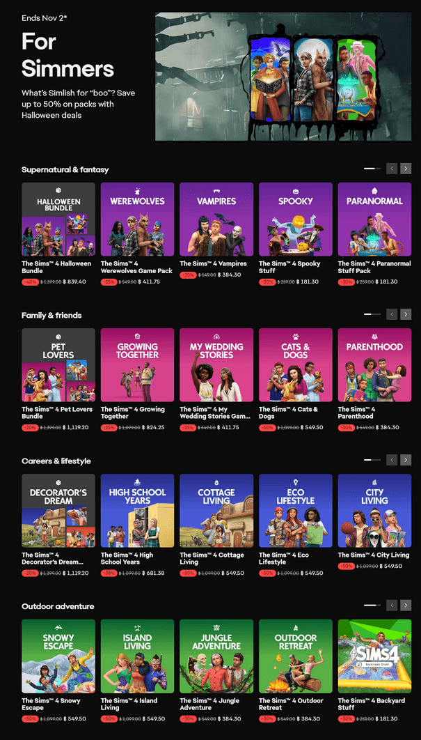 screencapture ea sales sims sale 2023 10 20 19 38 03 2