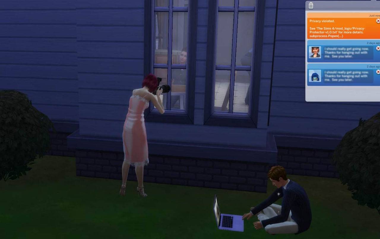 The Sims 4 Mod - Privacy Protector with Mod Protect malware in python ...