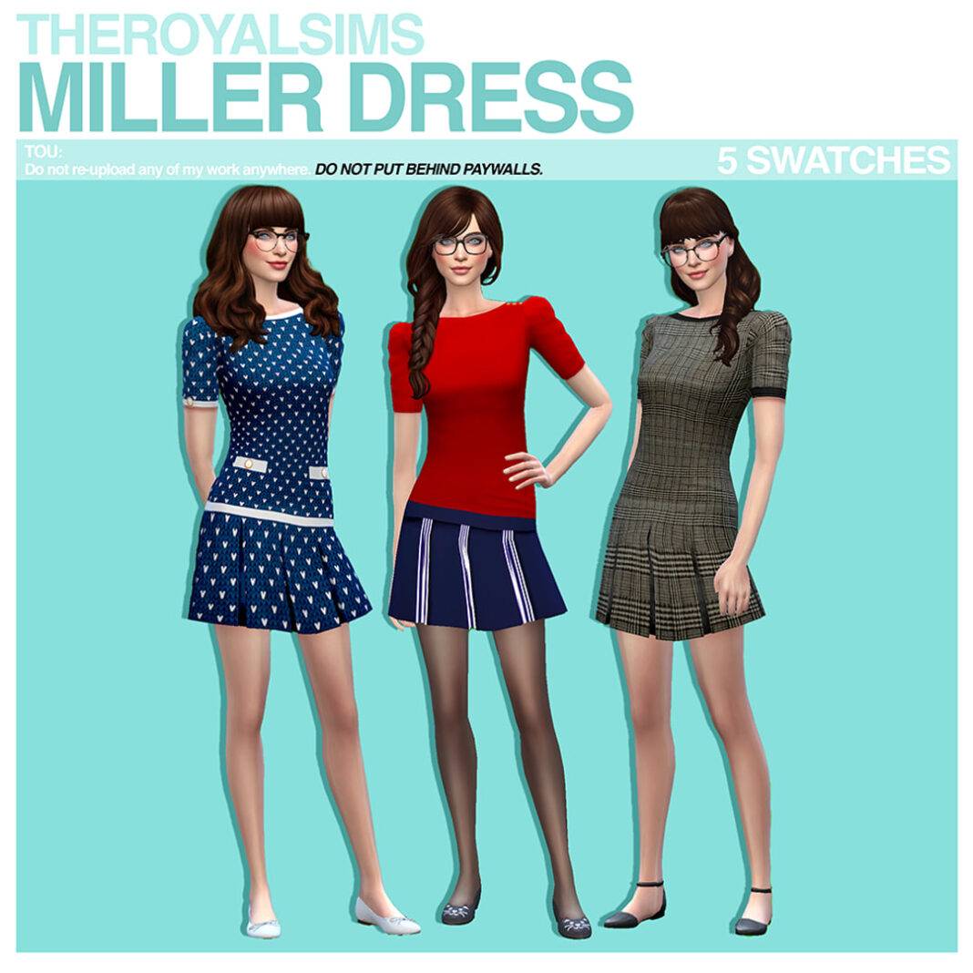 THEROYALSIMS MILLER DRESS