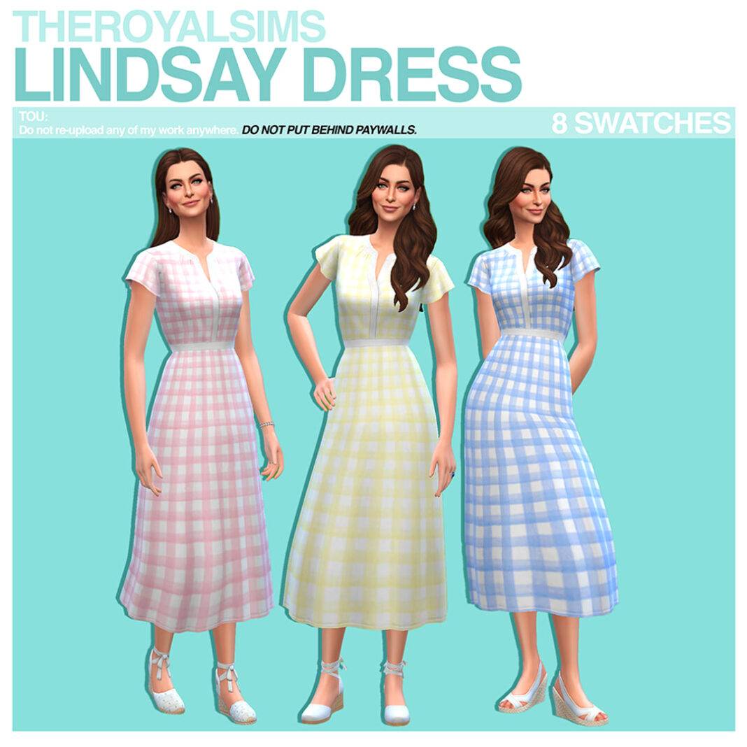 THEROYALSIMS LINDSAY DRESS