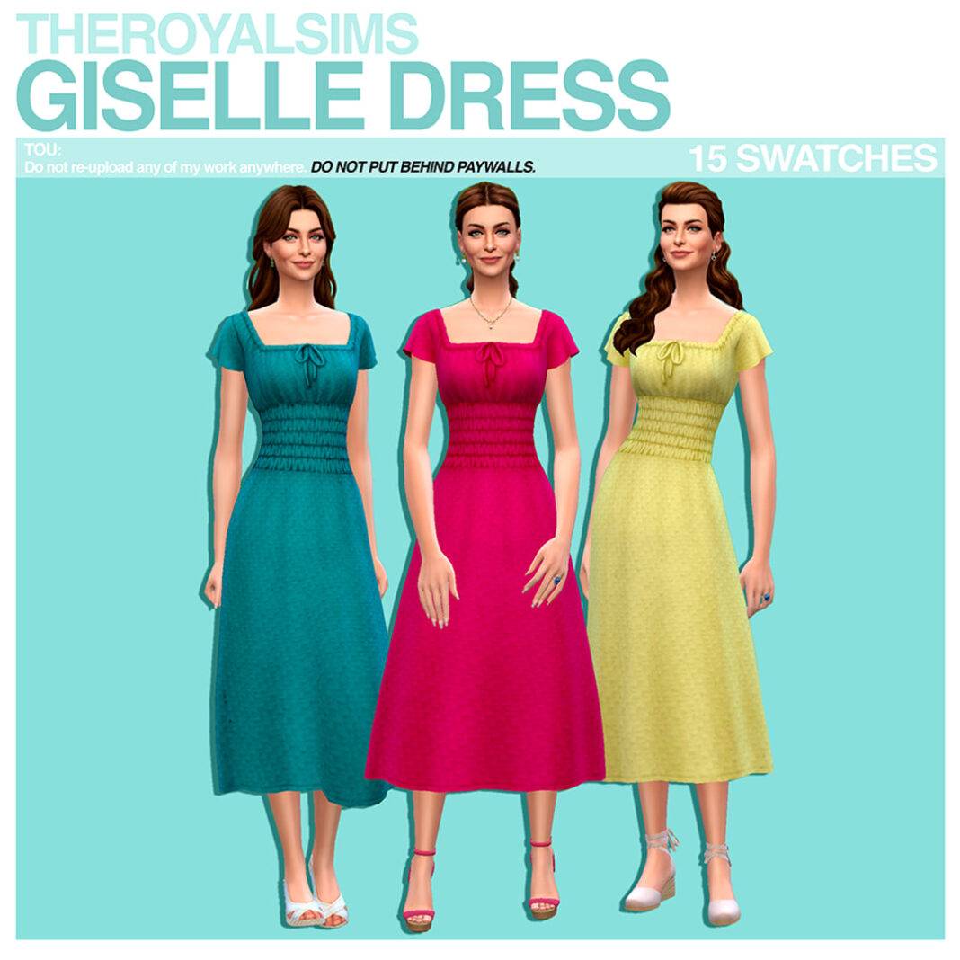 THEROYALSIMS GISELLE DRESS