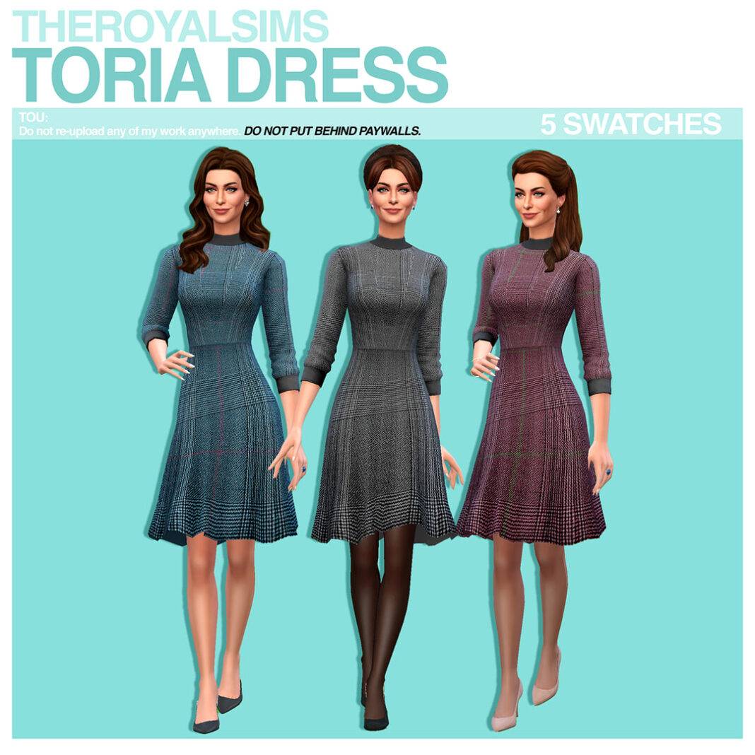 THEROYALSIMS TORIA DRESS