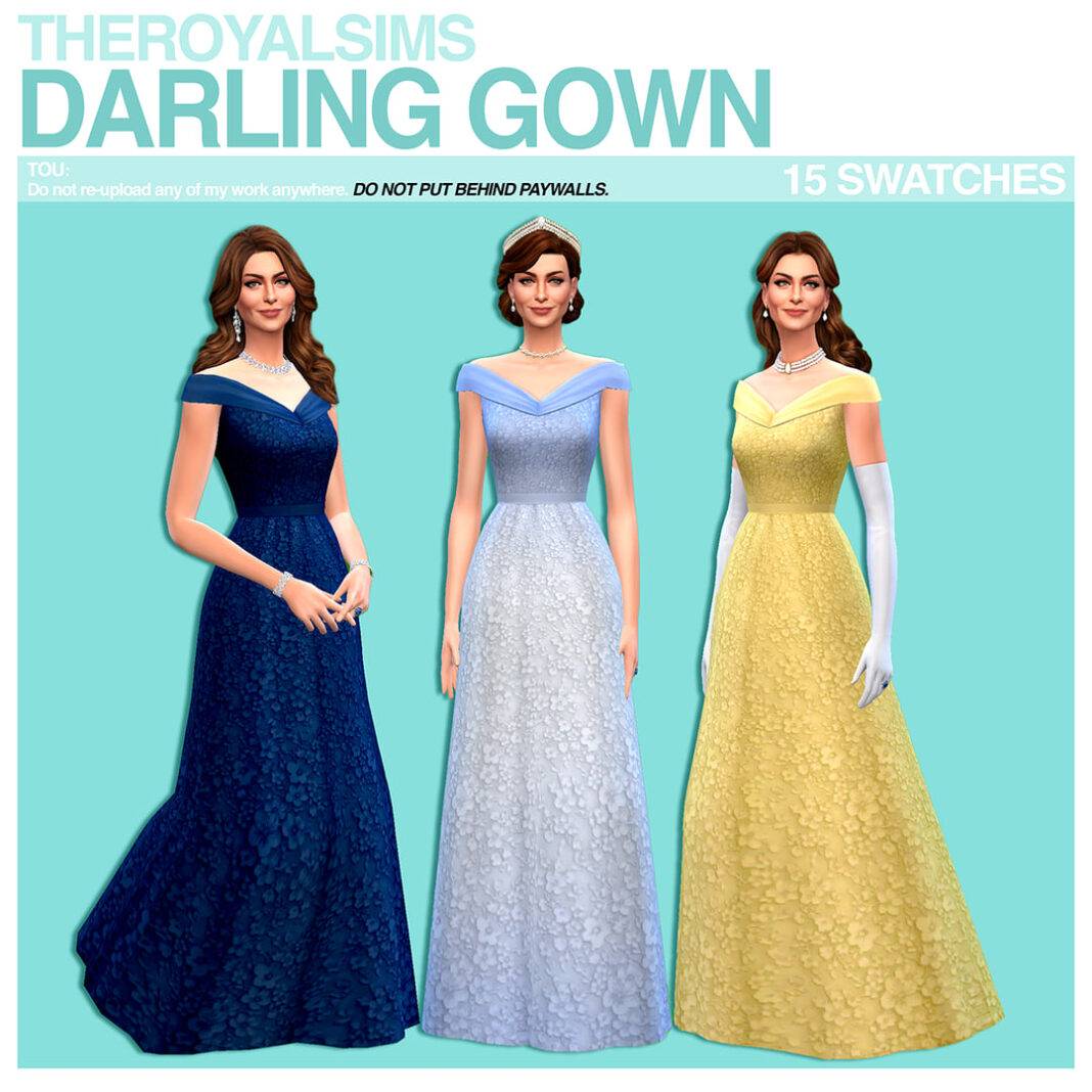 THEROYALSIMS DARLING GOWN