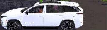 Sims 4 car carrying 4 people