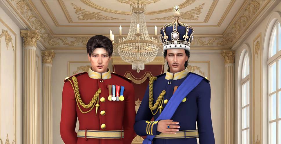 Dress King and tiara