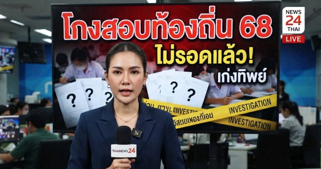 โกงสอบท้องถิ่น ไม่รอดแล้วเก่งทิพย์
