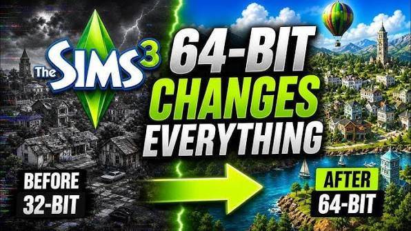 the sims 3 open world 64 bit